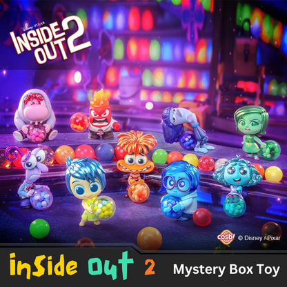 Inside Out 2 Mystery Box 2024 (Joy/ Sadness/ Anger/ Disgust/ Fear/ Envy/ Anxiety/ Embarrassment/ Ennui/ Blind box)