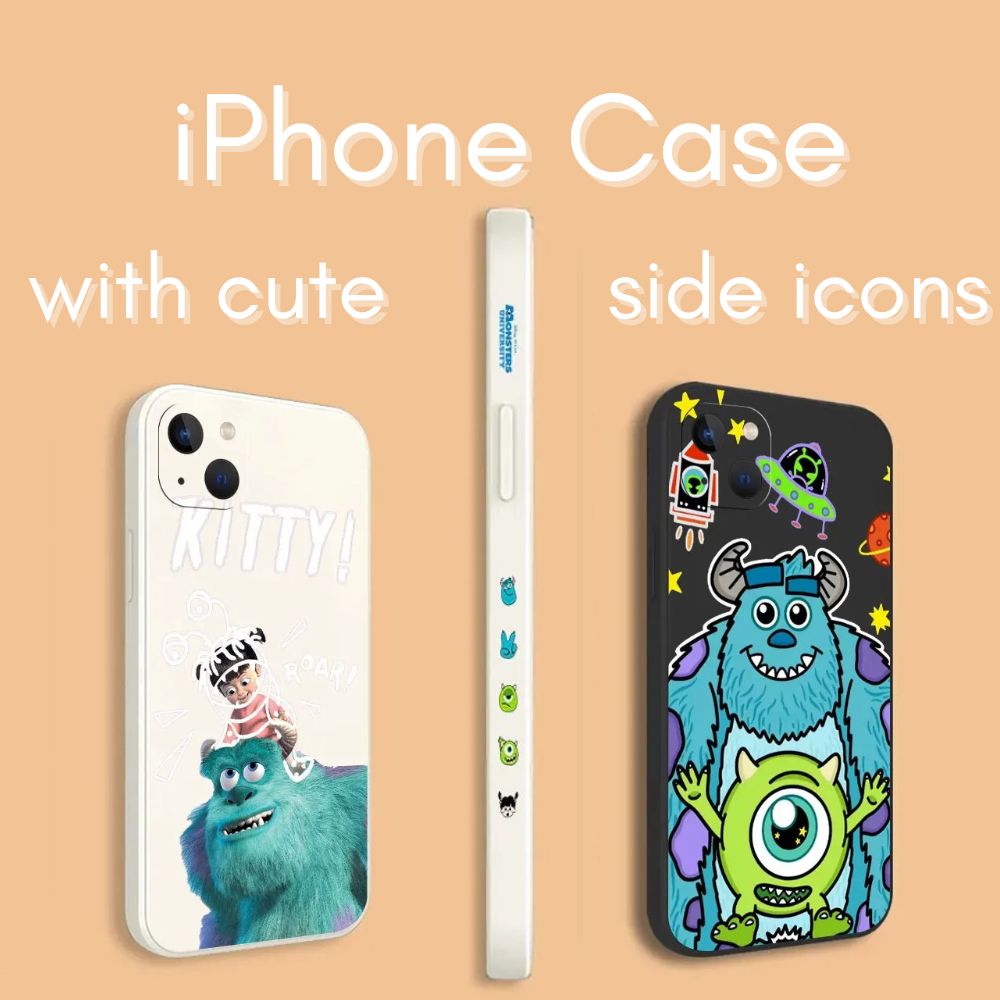 Soft Thin Silicon iPhone case/ Monster Inc./ Monster University