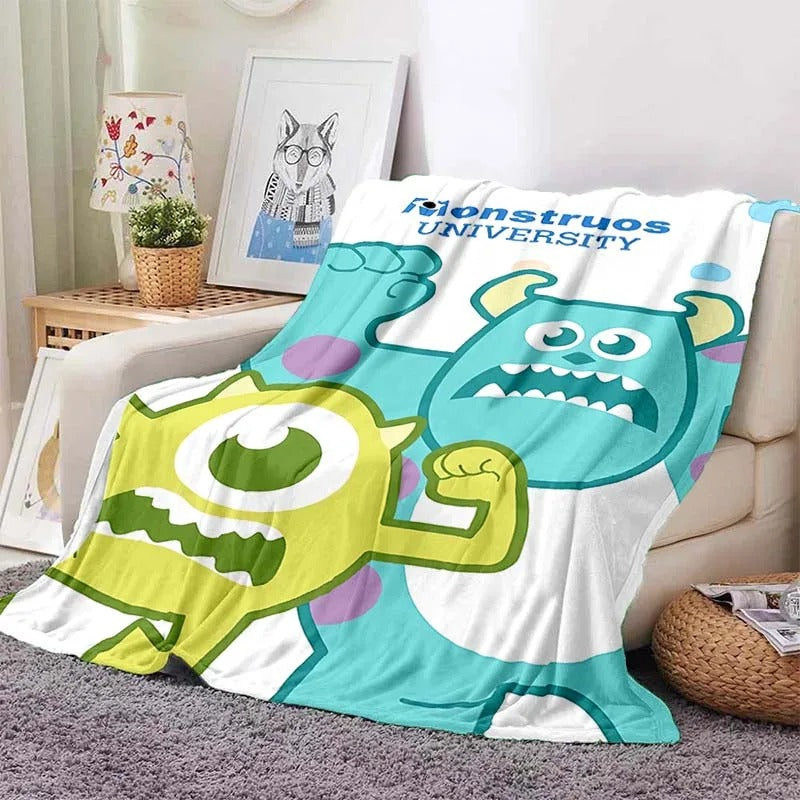 Disney Monster Inc Blanket Throw Sofa Bed Cover