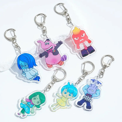 Inside Out Emotion Acrylic Keychain (Small/ Joy/ Sadness/ Disgust/ Anger/ Fear/ Bing Bong)