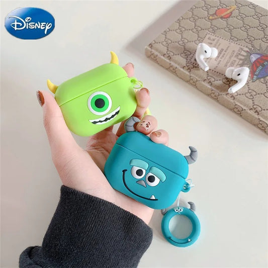 3D Sulley Mike soft silicon Airpods Case (Airpods 1,2,3/ Pro)