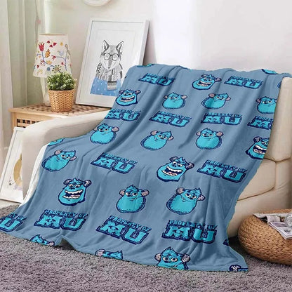 Disney Monster Inc Blanket Throw Sofa Bed Cover